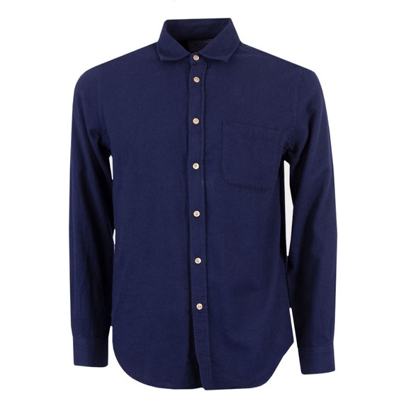 Portuguese Flannel Mens Blue Teca Shirt main image