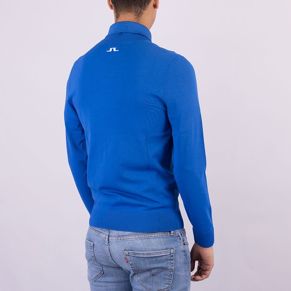 J.Lindeberg Mens Blue Gus Knitted Jumper main image