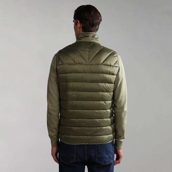Napapijri Mens Green Aerons V3 Gilet main image