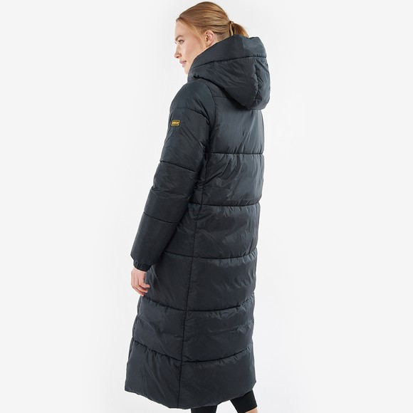 Barbour International Womens Black Aldea Quilted Jacket #4