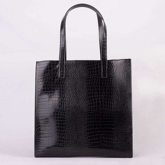 Ted Baker Croccon Croc Detail Large Icon Bag Oxygen Clothing