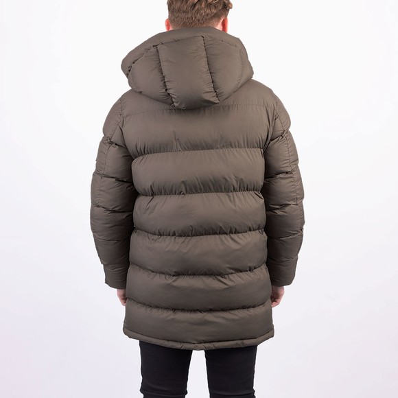 Sandbanks Mens Green Ravine Mid Puffer #5