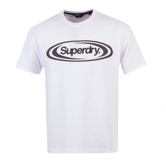 Superdry Mens White Vintage Game On 90s T-Shirt main image