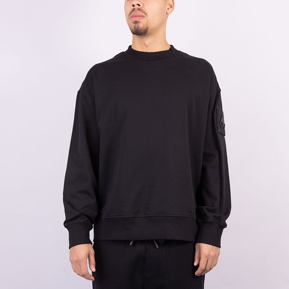 Moose Knuckles Mens Black Brooklyn Crew Neck Sweatshirt main image