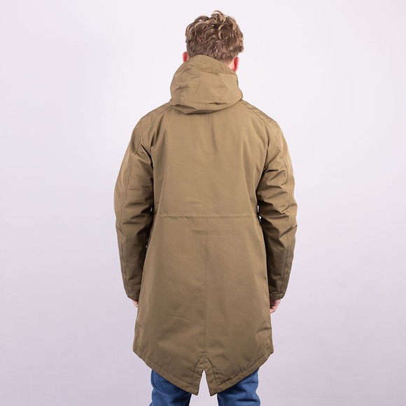 Pretty Green Mens Green Cyclone Seam Seal Parka main image