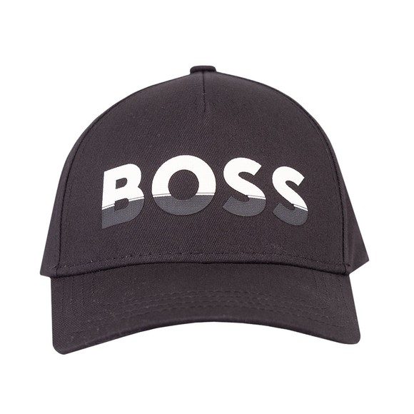 BOSS Mens Black Athleisure Bold Block Cap #1