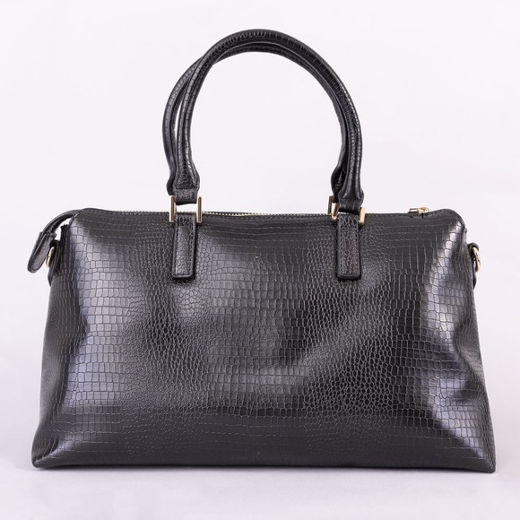 Valentino Bags Womens Black Bagel Croc Bag main image