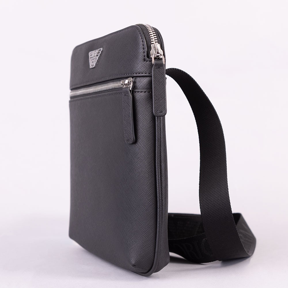 バッグ 00s EMPORIO ARMANI leather shoulder bag Emporio Armani Handbag - black - Zalando.co.uk