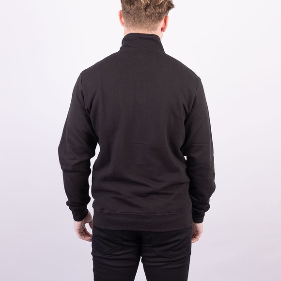 Paul & Shark Mens Black Placket Logo Half Zip Sweatshirt #4