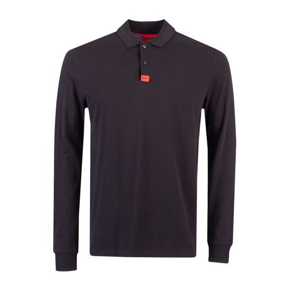 HUGO Mens Black Deresolo222 Polo Shirt main image