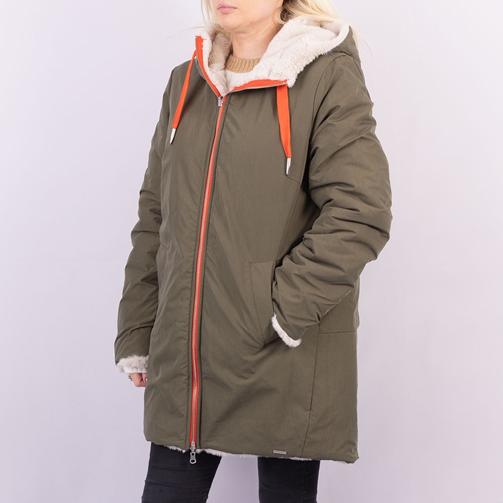 Rino & Pelle Javin Medium Length Hooded Padded Coat | Oxygen Clothing
