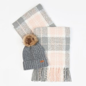 Saltburn Beanie & Tartan Scarf Set