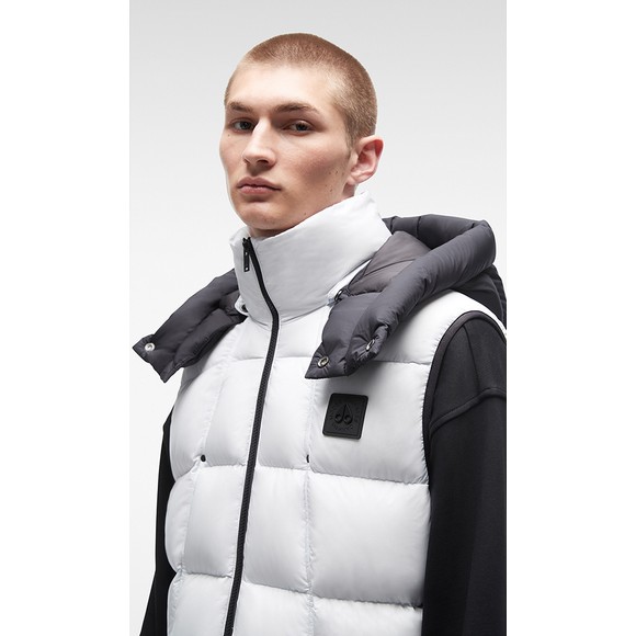 Moose Knuckles Mens White Bushwick Gilet #3