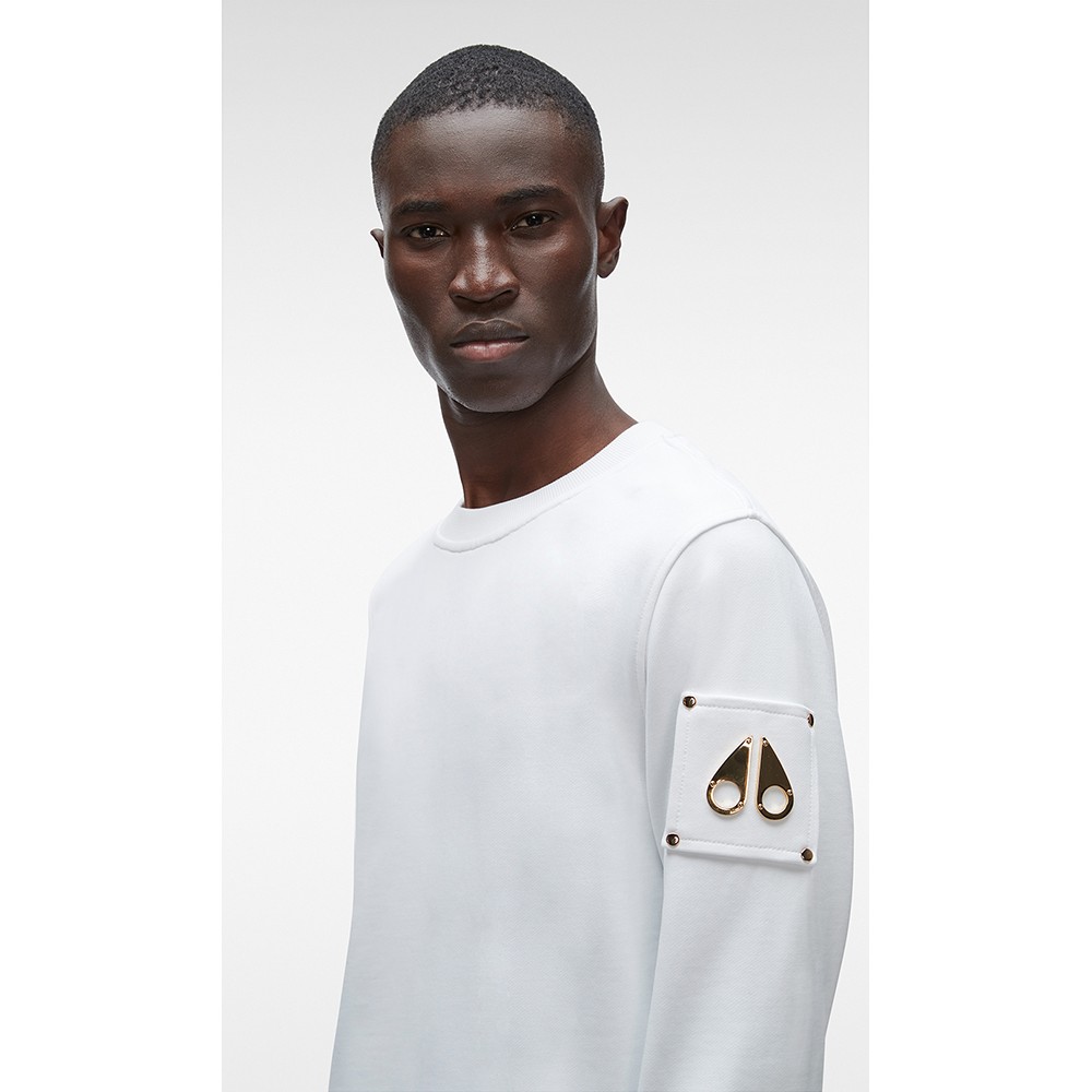 Moose Knuckles Snyder Crew Sweatshirt | Oxygen Clothing