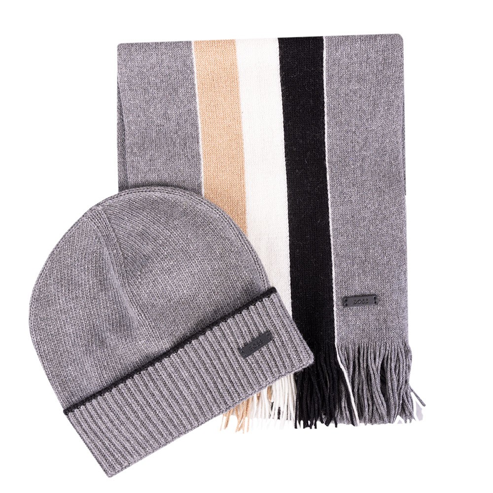 Hugo Boss Hat And Scarf Set Mens Frizzante Hat Scarf Set