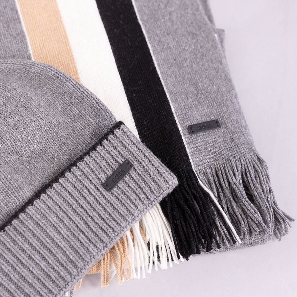 BOSS Frizzante Hat Scarf Set Oxygen Clothing