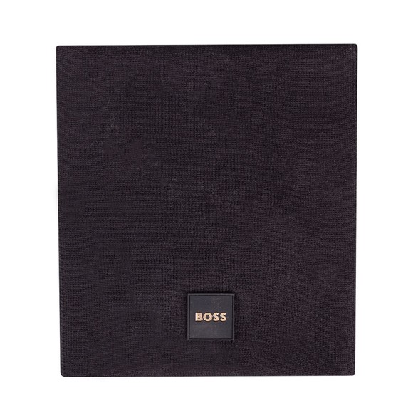 BOSS Mens Black Furioso Gold Logo Scarf main image
