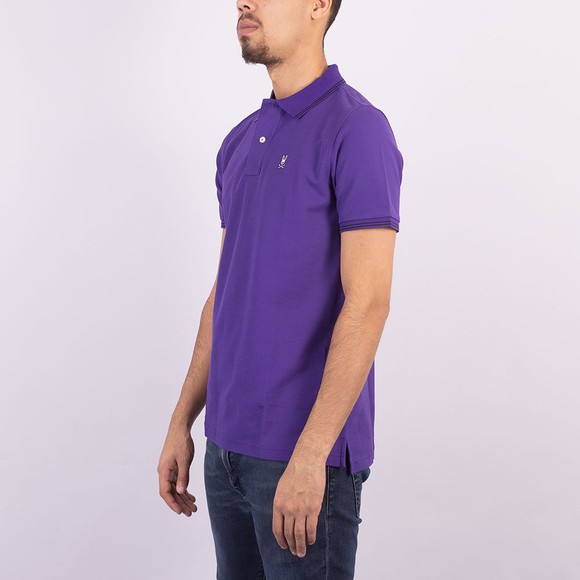 Psycho Bunny Mens Purple Logan Polo #3
