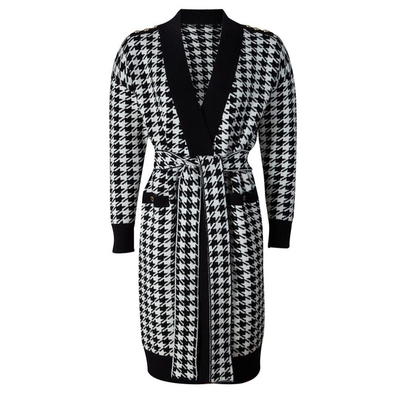 Holland Cooper Womens Black Windsor Heritage Cardigan #1