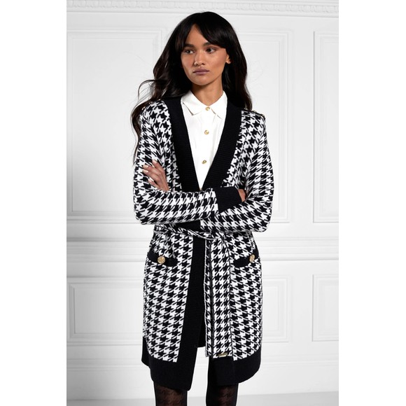 Holland Cooper Womens Black Windsor Heritage Cardigan #2
