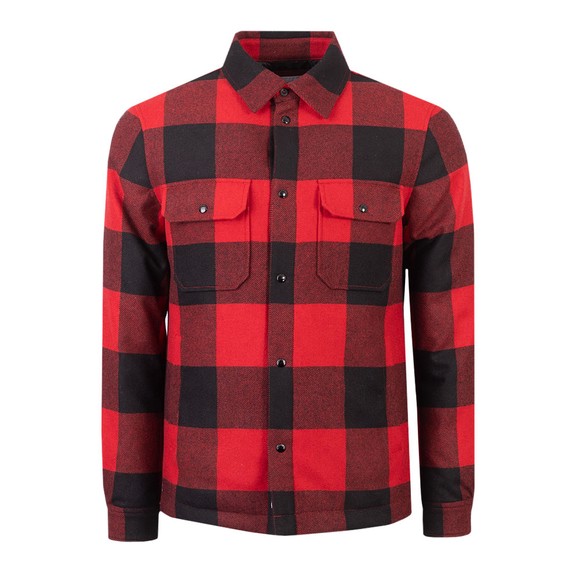 Woolrich Mens Red Alaskan Wool Overshirt main image