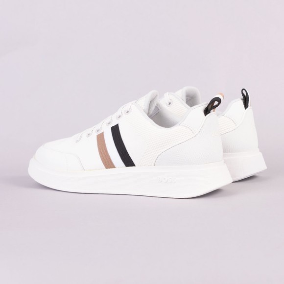 BOSS Mens White Bulton Runner  #3