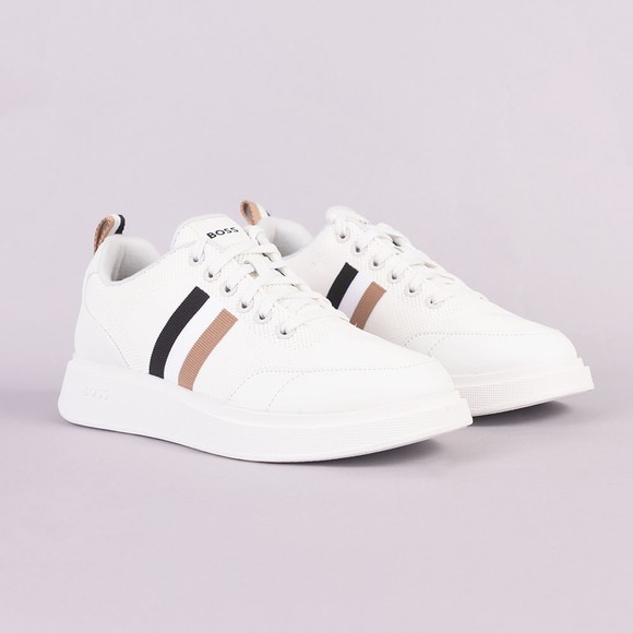 BOSS Mens White Bulton Runner  #2