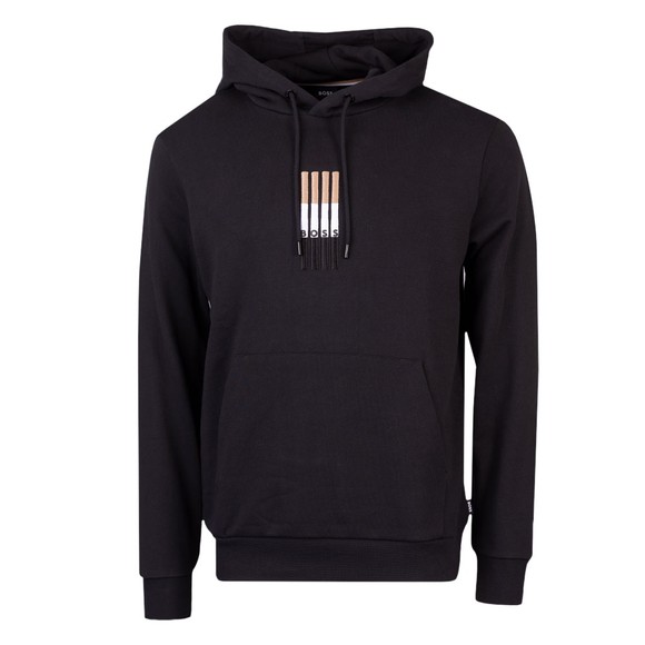 BOSS Mens Black Formal Seeger 117 Hoody main image