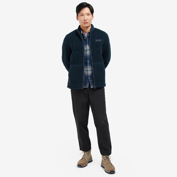 Barbour Lifestyle Mens Blue Rock Fleece Jacket main image