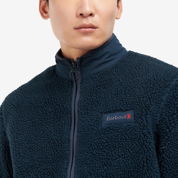 Barbour Lifestyle Mens Blue Rock Fleece Jacket main image