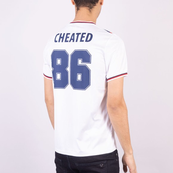 Luke 1977 Mens White Cheated 86 T-Shirt main image