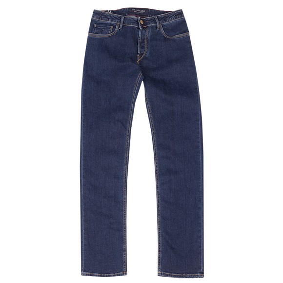 Handpicked Mens Blue Ravello Comfort Stretch Jean #1