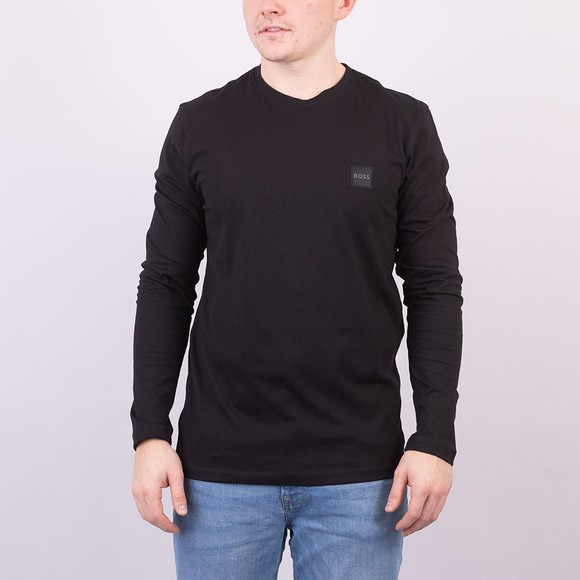 BOSS Mens Black Tacks Long Sleeve T-Shirt #2