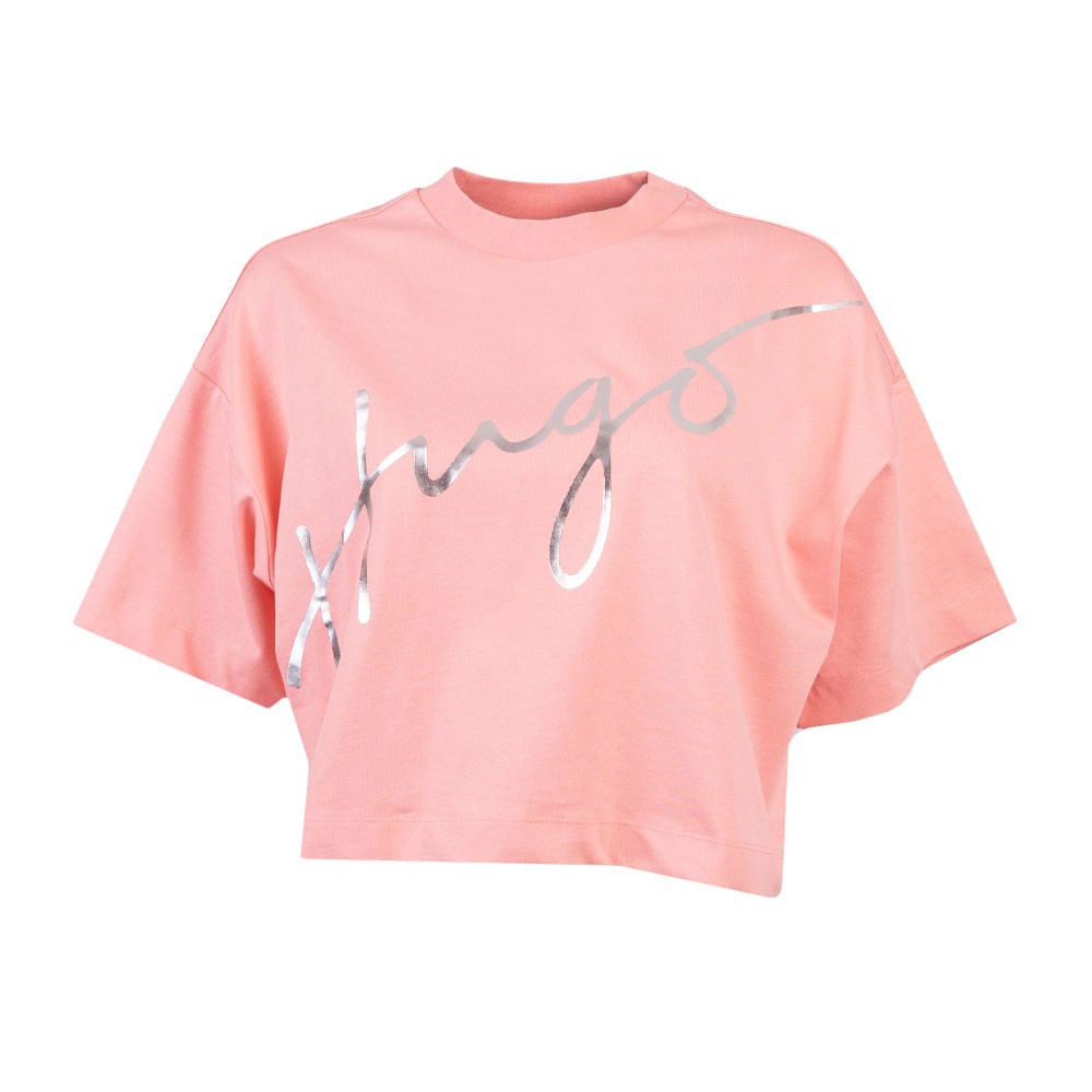 Script Cropped T-Shirt