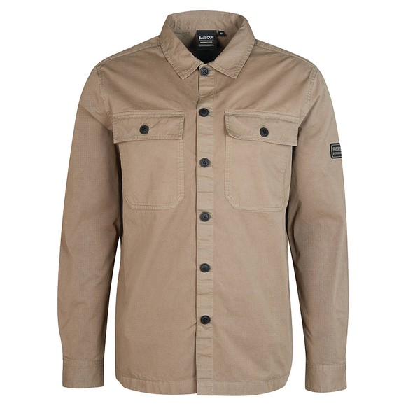 Barbour International Mens Grey Adey Overshirt #1