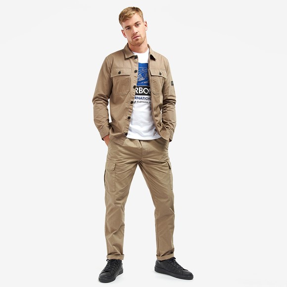 Barbour International Mens Grey Adey Overshirt #3