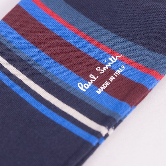 Paul Smith Mens Blue Yodel Stripe Sock #2