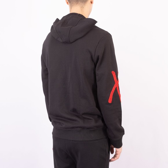 HUGO Mens Black Dokapi Hoody #4
