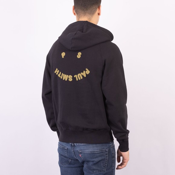 PS Paul Smith Mens Black Happy Hoodie main image