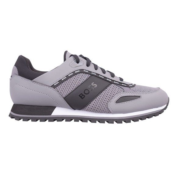 BOSS Mens Grey Parkour Runner Melg Trainer main image
