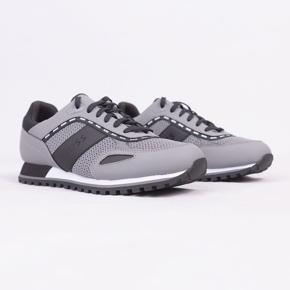 BOSS Mens Grey Parkour Runner Melg Trainer main image