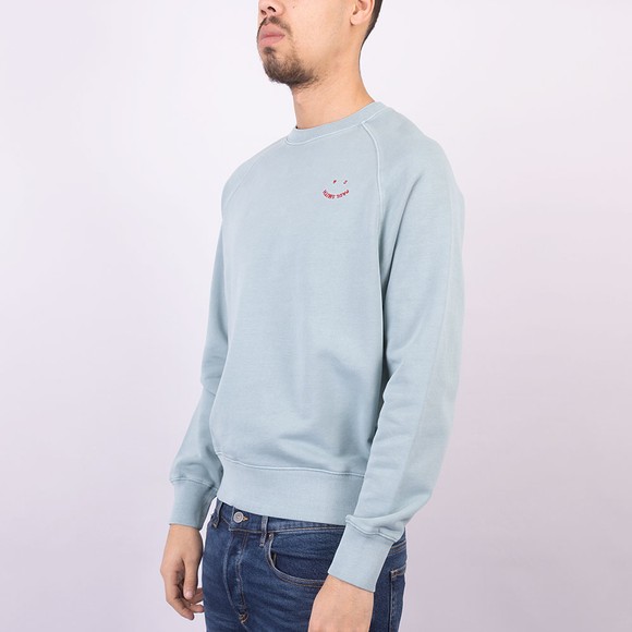 PS Paul Smith Mens Blue Happy Sweatshirt #3