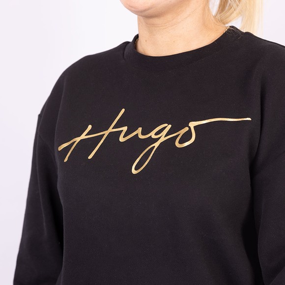 HUGO Womens Black Easy Sweatshirt main image