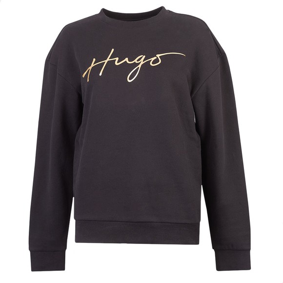 HUGO Womens Black Easy Sweatshirt main image
