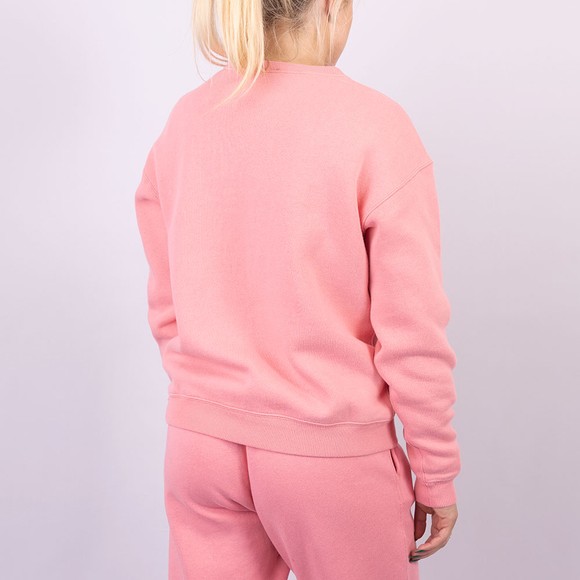 Polo Ralph Lauren Womens Pink Fleece Crew Neck Sweatshirt #4