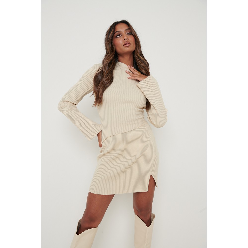 Lakelyn Backless High Neck Knit Top