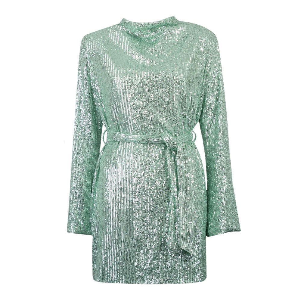 slim fit dress slacks Asos Edition Embellished Drape Side Cami Maxi Dress In Sage Green
