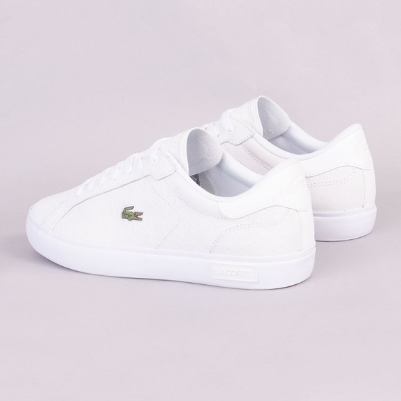 Lacoste Mens White Powercourt 222 5 SMA Trainer  #3