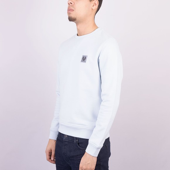 Belstaff Mens Blue Chest Logo Sweatshirt #3