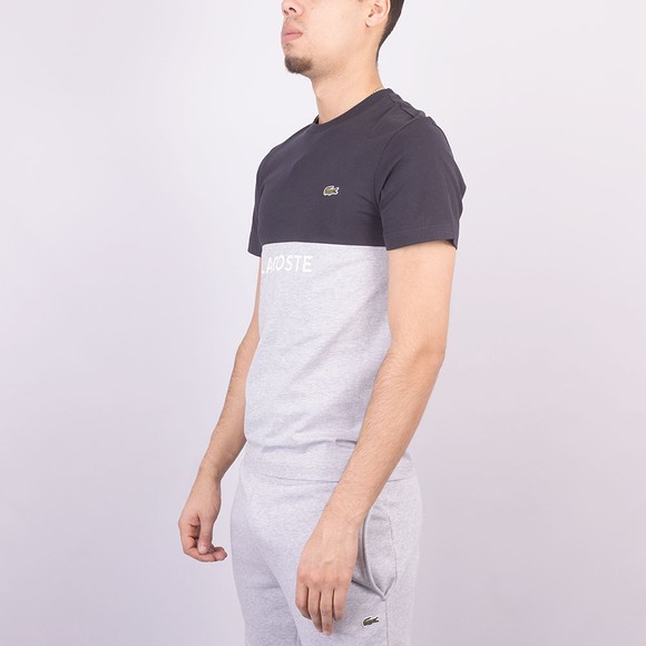 Lacoste Mens Blue TH8372 Block T-Shirt #3